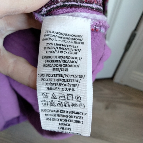 XS Embroidered Free People tunic dress - Picture 8 of 11